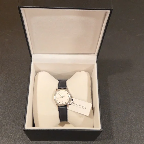 Gucci Black and Silver Watch with Sleek Design Gucci Dive Automatic Black Dial Silver Steel Strap Watch for Men main image 3